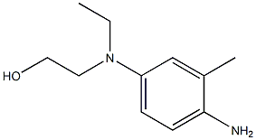 2-(4-amino-N-ethyl-m-toluidino)ethanol Structure