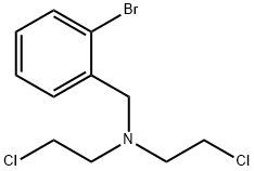 N,N-Bis(2-chloroethyl)-o-bromobenzylamine Structure