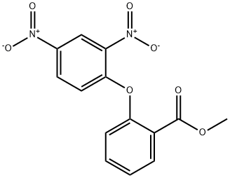 methyl 2-(2,4-dinitrophenoxy)benzoate 结构式