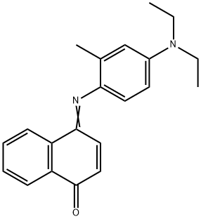 4-[[4-(diethylamino)-2-methylphenyl]imino]naphthalen-1(4H)-one Structure
