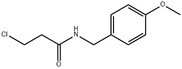 3-CHLORO-N-(4-METHOXY-BENZYL)-PROPIONAMIDE Structure