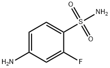 Benzenesulfonamide, 4-amino-2-fluoro- (9CI) Structure