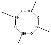 1,3,5,7-テトラメチル-1,3,5,7-テトラシラ-2,4,6,8-テトラオキサシクロオクタン 化学構造式