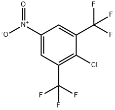 3,5-BIS(TRIFLUOROMETHYL)-4-CHLORO-NITROBENZENE Structure