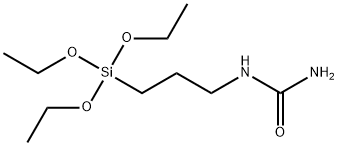 γ-脲丙基三乙氧基硅烷, 23779-32-0, 结构式