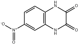 6-NITROQUINOXALINE-2,3-DIONE Structure