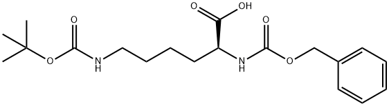 Nα-CBZ-Nε-BOC-D-赖氨酸, 2389-60-8, 结构式