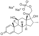デキサメタゾンりん酸エステルナトリウム 化学構造式