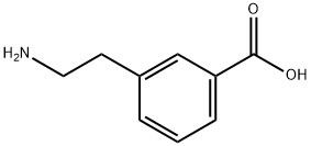 3-(2-氨乙基)苯甲酸 结构式
