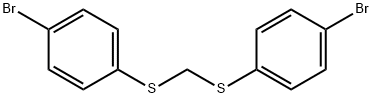双[(4-溴苯基)硫基]甲烷 结构式