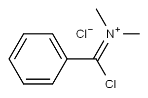 N-(chloro(phenyl)Methylene)-N-MethylMethanaMiniuM chloride Structure