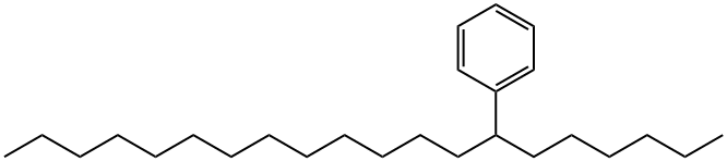7-Phenylicosane Structure