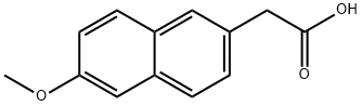 6-甲基萘乙酸, 23981-47-7, 结构式