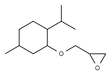 2-{[(2-isopropyl-5-methylcyclohexyl)oxy]methyl}oxirane Structure