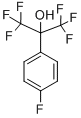p-Fluoro-(2-hydroxyhexafluoroisopropyl)benzene Structure