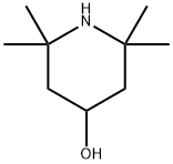 4-ヒドロキシ-2,2,6,6-テトラメチルピペリジン 化学構造式