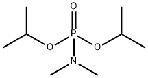 Dimethylaminophosphonic acid diisopropyl ester Structure