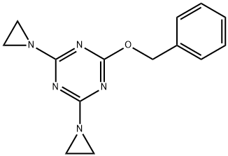 2,4-Bis(aziridin-1-yl)-6-(phenylmethoxy)-1,3,5-triazine|