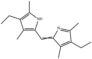 2-[(4-Ethyl-3,5-dimethyl-2H-pyrrole-2-ylidene)methyl]-4-ethyl-3,5-dimethyl-1H-pyrrole 结构式