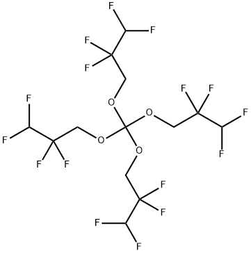 TETRAKIS(2,2,3,3-TETRAFLUOROPROPYL)ORTHOCARBONATE 结构式
