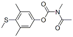 N-Acetyl-N-methylcarbamic acid 3,5-dimethyl-4-(methylthio)phenyl ester Structure