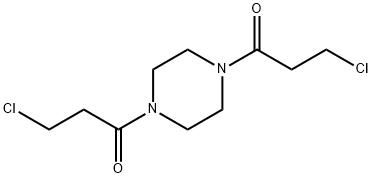 3-chloro-1-[4-(3-chloropropanoyl)piperazin-1-yl]propan-1-one Structure
