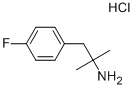 1-(4-FLUOROPHENYL)-2-METHYL-2-AMINOPROPANE HYDROCHLORIDE Structure