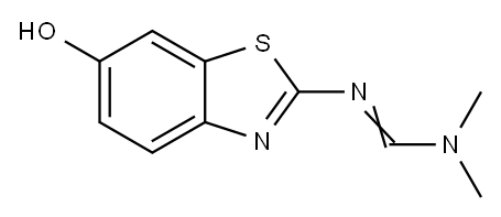 Formamidine, N-(6-hydroxy-2-benzothiazolyl)-N,N-dimethyl- (7CI,8CI) Structure