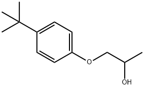 1-[4-(1,1-Dimethylethyl)phenoxy]-2-propanol Structure