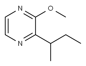 2-甲氧基-3-仲丁基吡嗪, 24168-70-5, 结构式