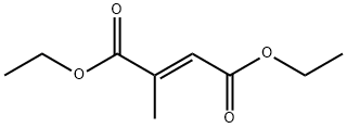 2-Methylfumaric acid diethyl ester Structure