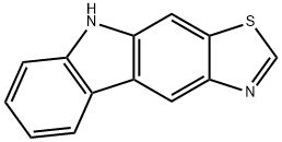 5H-Thiazolo[5,4-b]carbazole(9CI) Structure