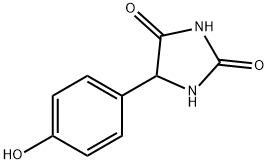 5-(4-Hydroxyphenyl)-2,4-imidazolidinedione Structure