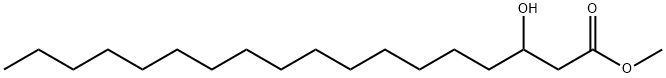 3-Hydroxyoctadecanoic acid methyl ester Structure