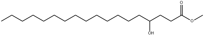 4-Hydroxyoctadecanoic acid methyl ester Structure