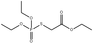 Ethyl ((diethoxyphosphinyl)thio)acetate Structure