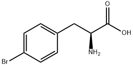 L-4-溴苯丙氨酸, 24250-84-8, 结构式