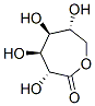 (3R,4S,5S,6R)-3,4,5,6-tetrahydroxyoxepan-2-one Structure