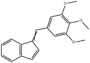 1-(3,4,5-Trimethoxybenzylidene)-1H-indene Structure