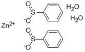 苯亚磺酸锌, 24308-84-7, 结构式