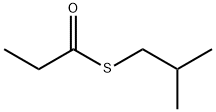 Thiopropionic acid S-isobutyl ester Structure