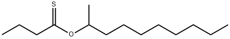 Butyric acid, thio-, S-decyl ester Structure