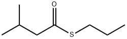 3-Methylbutanethioic acid S-propyl ester Structure