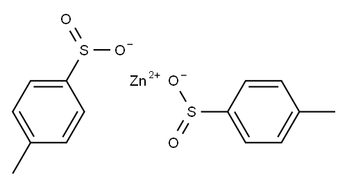 ビス(4-メチルベンゼンスルフィン酸)亜鉛 化学構造式