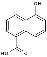 5-hydroxy-1-naphthoic acid Structure