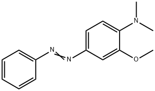 N,N-Dimethyl-4-phenylazo-o-anisidine Structure