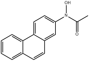 N-Hydroxy-2-(acetylamino)phenanthrene Structure