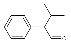 3-methyl-2-phenylbutyraldehyde Structure