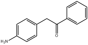 2-(4-Aminophenyl)-1-phenylethanone Structure