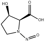Proline, 3-hydroxy-1-nitroso-, cis- (8CI) Structure